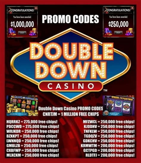 Promo codes para as fichas grátis em doubledown casino